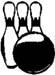 bowling sticker