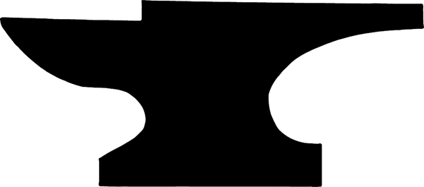 SignSpecialist.com – General Decals - Anvil Silhouette vinyl sticker