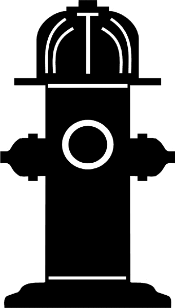 Fire Hydrant Silhouette