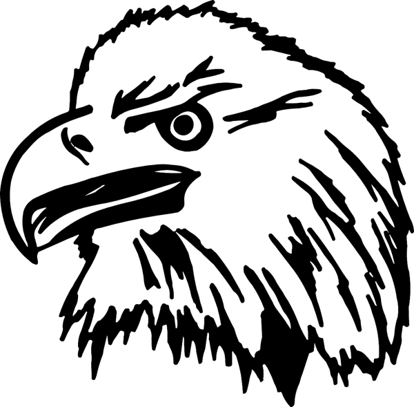 eagle mascot coloring pages - photo #28