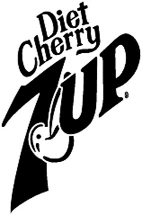 7UP DIET CHERRY 2 Graphic Logo Decal