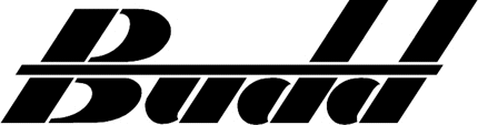 BUDD Graphic Logo Decal