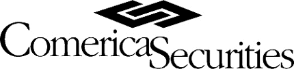 COMERICA SECURITIES 2 Graphic Logo Decal
