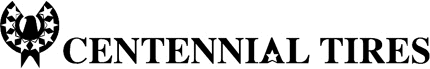 Centennial Tires Graphic Logo Decal