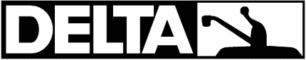 DELTA FAUCET Graphic Logo Decal