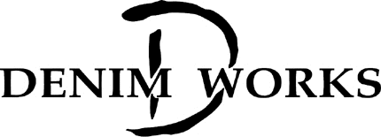 DENIM WORKS Graphic Logo Decal