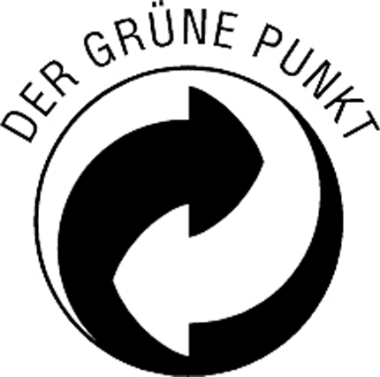 DER GRUNE PUNKT Graphic Logo Decal