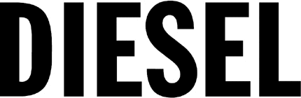 DIESEL 1 Graphic Logo Decal