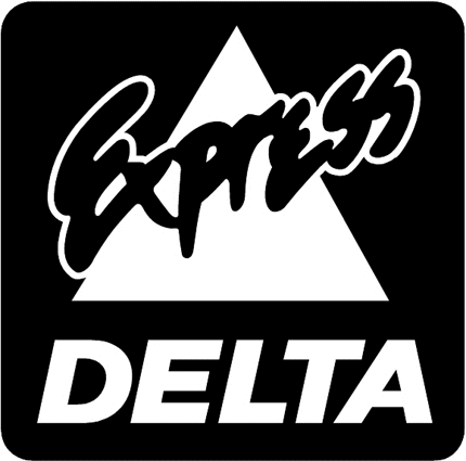Delta Express Graphic Logo Decal