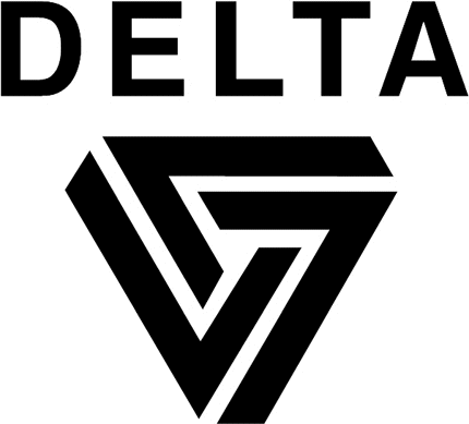Delta N. America Graphic Logo Decal