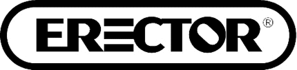 ERECTOR TOYS Graphic Logo Decal