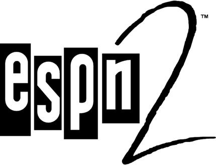 ESPN 2-2 Graphic Logo Decal