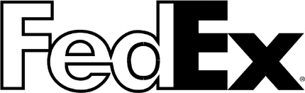 FEDEX 3 Graphic Logo Decal