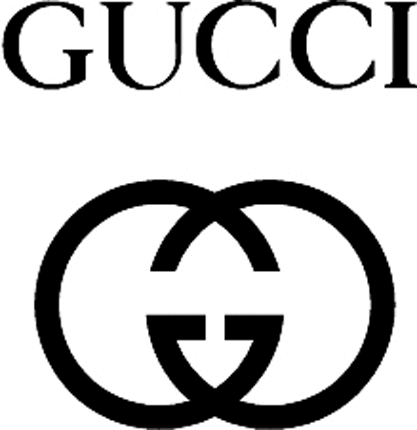 GUCCI 1 Graphic Logo Decal
