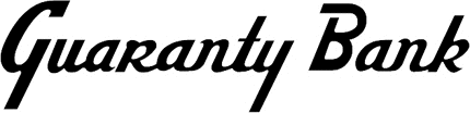 Guaranty Bank Graphic Logo Decal