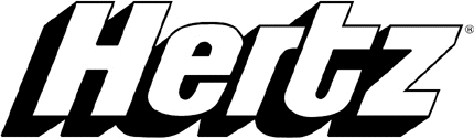 HERTZ 1 Graphic Logo Decal
