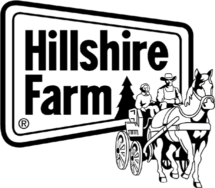 HILLSHIRE FARMS Graphic Logo Decal