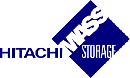 HITACHI MASS STORAGE Graphic Logo Decal