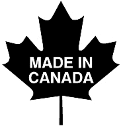 MADE IN CANADA 1 Graphic Logo Decal