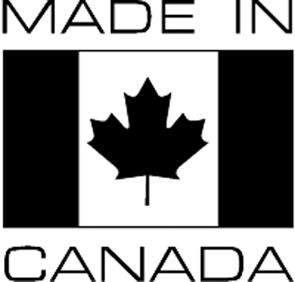 MADE IN CANADA 2 Graphic Logo Decal