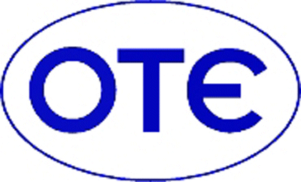 OTE GREECE Graphic Logo Decal