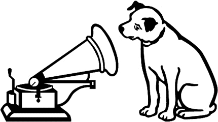 RCA DOG Graphic Logo Decal