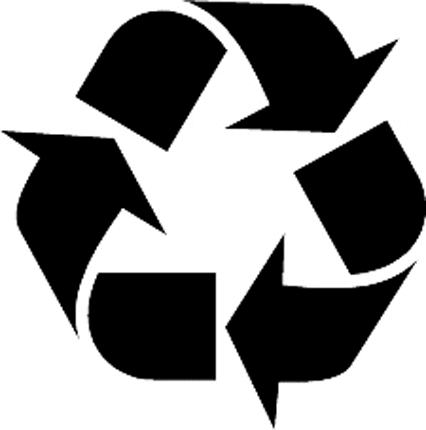 RECYCLE ARROWS Graphic Logo Decal