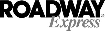 ROADWAY EXPRESS Graphic Logo Decal