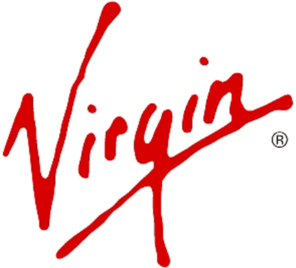 VIRGIN RECORDS Graphic Logo Decal