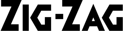 ZIG-ZAG Graphic Logo Decal