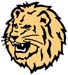 lion head mascot decal