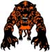 tiger clawing graphic