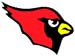 cardinal head graphic