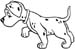 dalmation doggy decal
