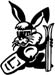 ski bunny decals