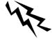 lighting bolt decals