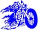 motorcycle skull decals