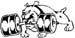 bull dog graphic