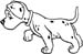 dalmation doggy decal