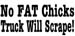 No Fat Chicks4 decal