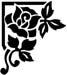 Rose corner graphic