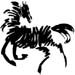 Scribbleh Horse decal