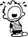 calvin cryin decal