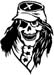 skull guy decal