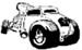 hot rod decal