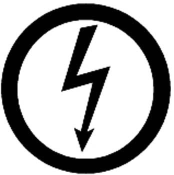 lightning bolt decal