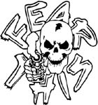fear this skull guy sticker