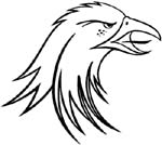 bird head sticker