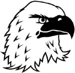 eagle head sticker