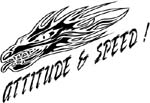 attitude screaming bird decal